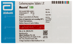 Mazetol 100 Tablet 10 Mazetol 100 Tablet 10